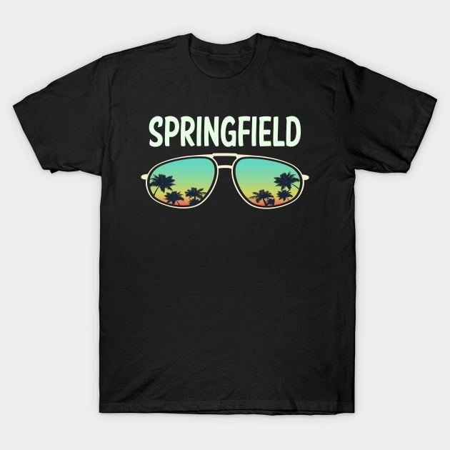 Nature Glasses Springfield T-Shirt by rosenbaumquinton52